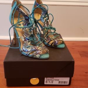 Brian Atwood suede heels